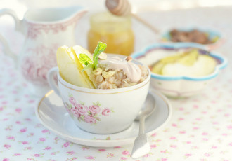 Картинка еда мороженое +десерты яблоки десерт сладость