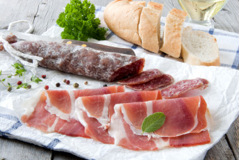 обоя еда, мясные блюда, колбаса, мясо