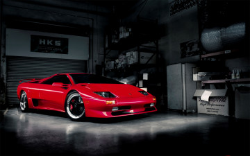 Картинка автомобили lamborghini diablo