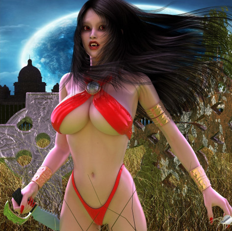 Обои картинки фото 3д графика, people , люди, купальник, взгляд, девушка