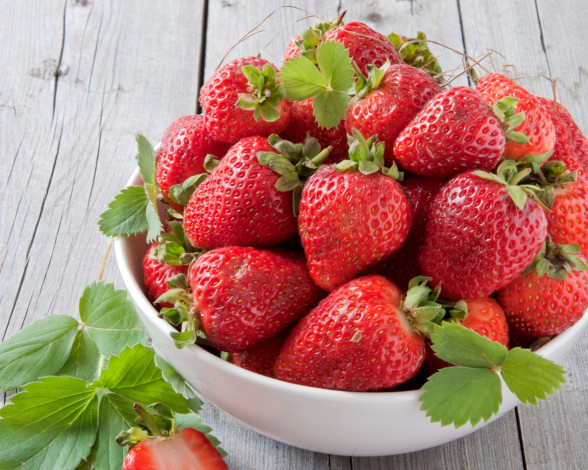 Обои картинки фото еда, клубника,  земляника, ягоды