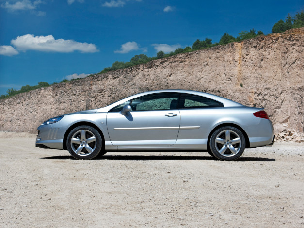 Обои картинки фото автомобили, peugeot, gt, 3-0, hdi, v6, coupе, 407