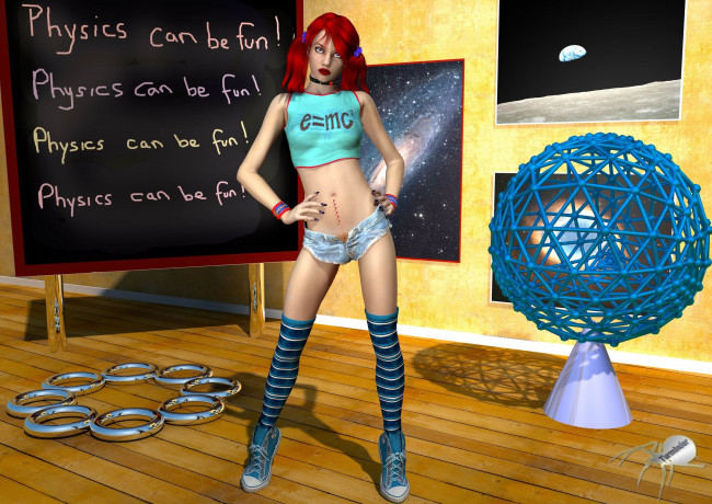 Обои картинки фото 3д графика, people , люди, взгляд, девушка, класс, доска