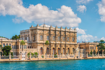 Картинка dolmabahce+palace города стамбул+ турция набережная дворец