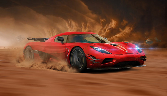 Обои картинки фото mad max koenigsegg, автомобили, 3д, спорткар
