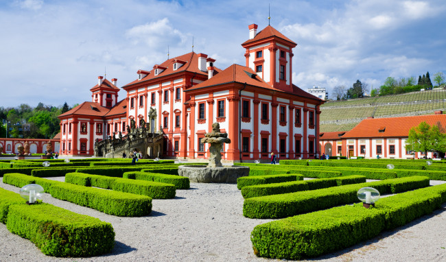 Обои картинки фото troja palace, города, - дворцы,  замки,  крепости, дворец