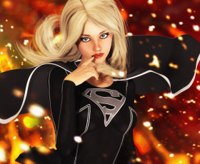 Картинка 3д+графика фантазия+ fantasy блондинка фон взгляд девушка