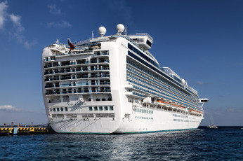 Картинка ruby+princess корабли лайнеры лайнер круиз