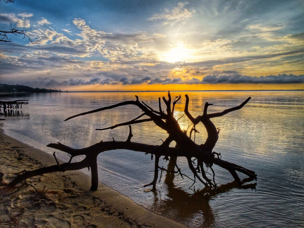 Обои картинки фото природа, восходы, закаты, рассвет