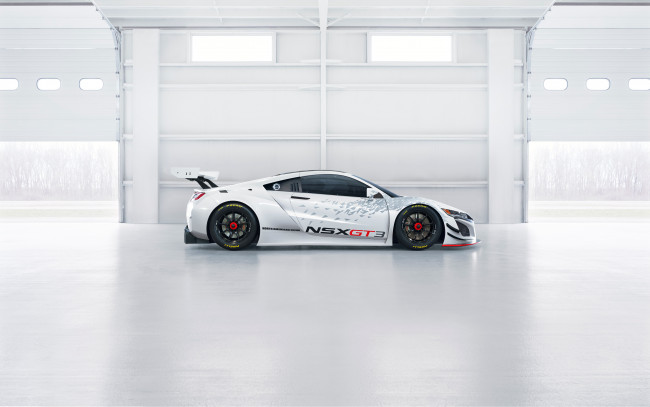 Обои картинки фото автомобили, acura, nsx, gt3, 2017г