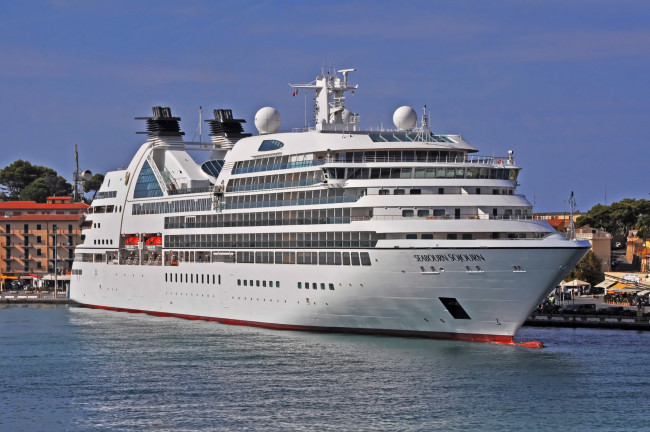 Обои картинки фото seabourn soujourn, корабли, лайнеры, лайнер, круиз