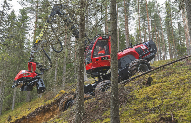 Обои картинки фото техника, лесоповалочная техника, komatsu