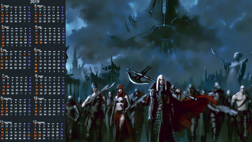 Картинка календари фэнтези воин оружие женщина мужчина