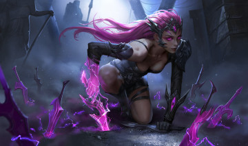 Картинка фэнтези девушки warrior