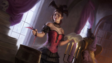 Картинка фэнтези маги +волшебники ведьма