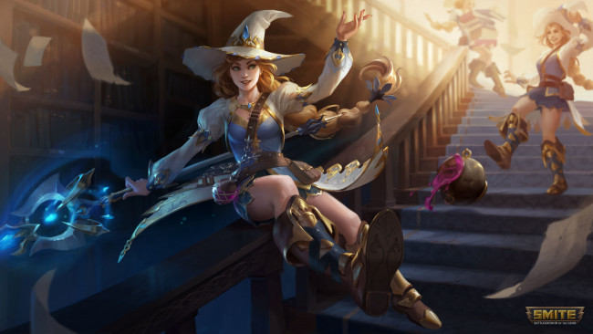 Обои картинки фото видео игры, smite, the, morrigan