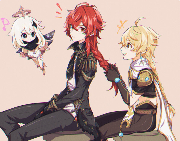 Обои картинки фото аниме, genshin impact, genshin, impact