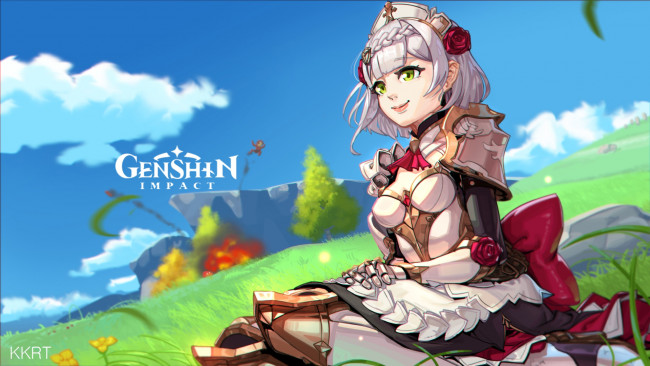 Обои картинки фото аниме, genshin impact, genshin, impact