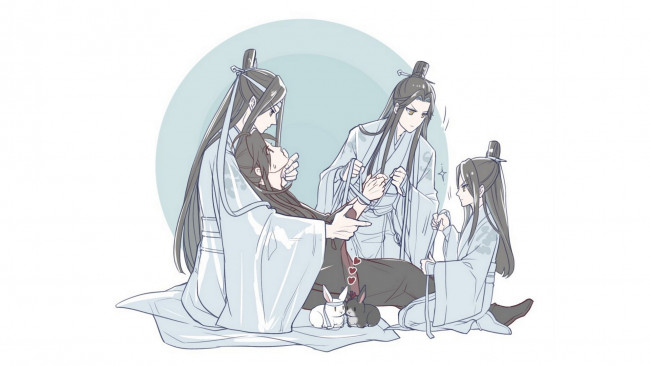 Обои картинки фото аниме, mo dao zu shi, the, untamed, неукротимый, повелитель, чэньцин, мосян, тунсю, mo, dao, zu, shi, магистр, дьявольского, культа