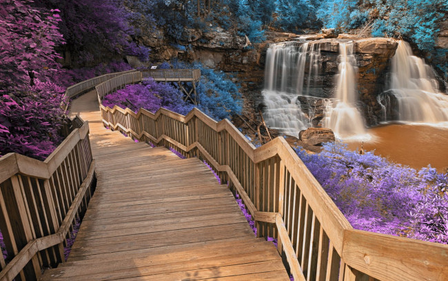 Обои картинки фото blackwater falls, west virginia, природа, водопады, blackwater, falls, west, virginia