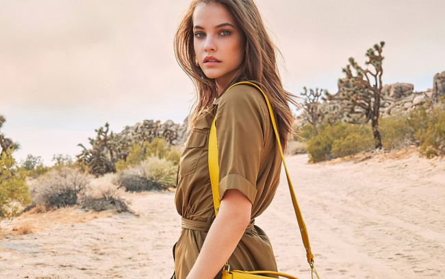 Обои картинки фото девушки, barbara palvin, сумка