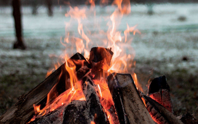 Обои картинки фото природа, огонь, костер