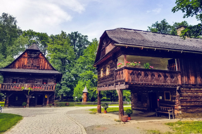 Обои картинки фото города, - здания,  дома, деревянные, дома