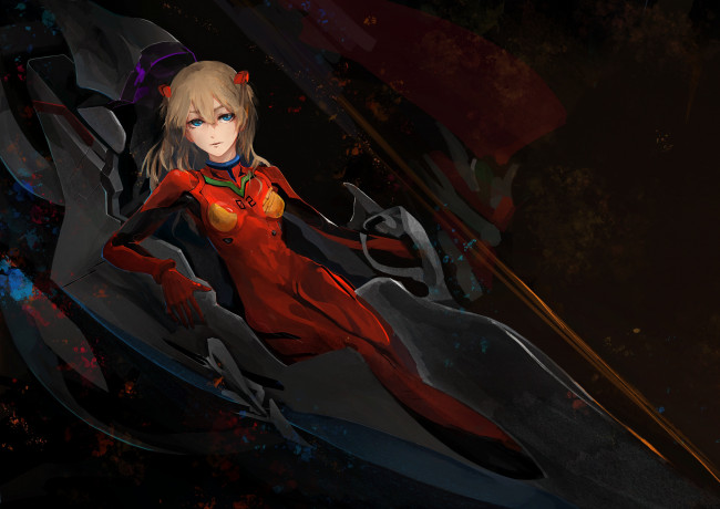 Обои картинки фото аниме, evangelion, евангелион