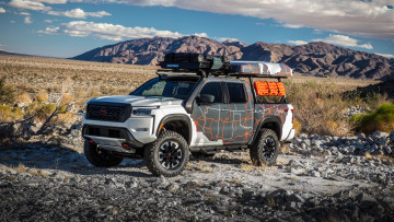 Картинка 2022+nissan+frontier+project+adventure автомобили nissan datsun frontier project adventure 2022 ниссан пикап природа горы