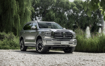 Картинка 2022+great+wall+tank+500 автомобили great+wall great wall tank500 вид спереди экстерьер серебристый внедорожник новый китайский