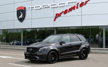 Картинка 2022+topcar+mercedes-benz+gle+class автомобили mercedes-benz mercedes benz gle class 4k вид спереди экстерьер черный тюнинг topcar немецкие мерседес ателье