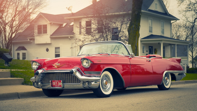 Обои картинки фото автомобили, cadillac, 1957, eldorado, convertible