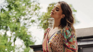 обоя девушки, taylor hill, шатенка, блузка