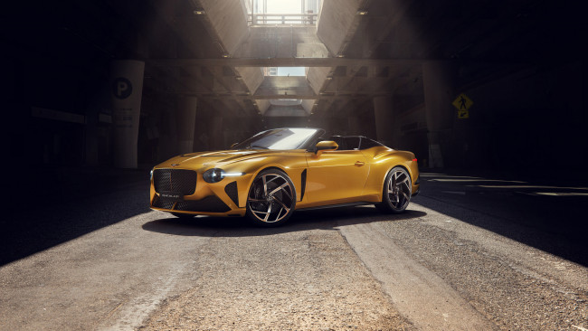 Обои картинки фото 2022 bentley mulliner bacalar, автомобили, bentley, mulliner, bacalar, желтый, купе, бентли