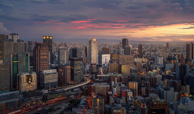 Обои картинки фото города, осака , япония, осака, крупный, портовый, торговый, город, остров, японского, архипелага, хонсю, современная, архитектура, кафе, закусочные