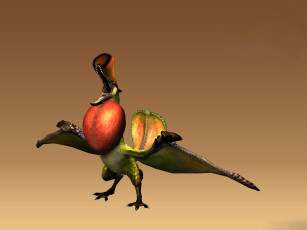 обоя видео игры, monster hunter 3, динозавр, птица, существо