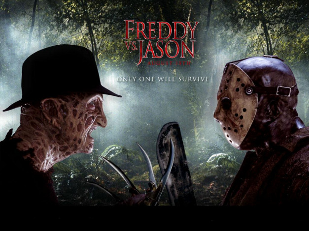 Обои картинки фото кино, фильмы, freddy, vs, jason