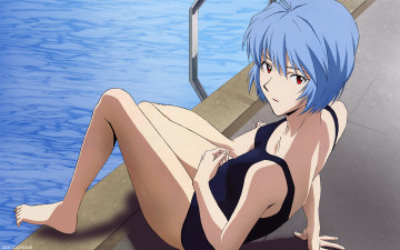 Картинка аниме evangelion