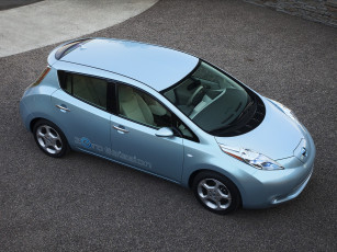 Картинка nissan leaf автомобили datsun