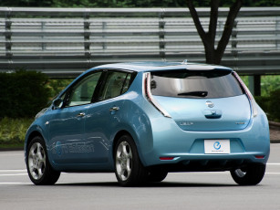 Картинка nissan leaf автомобили datsun