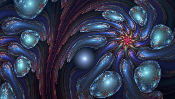 Картинка 3д графика fractal фракталы