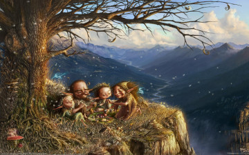 Картинка фэнтези эльфы