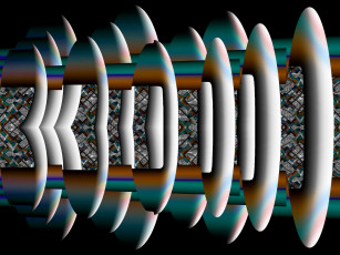 Картинка 3д графика fractal фракталы фон узор цвета