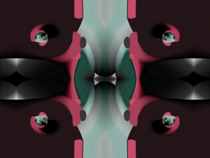 Картинка 3д графика fractal фракталы фон узор цвета