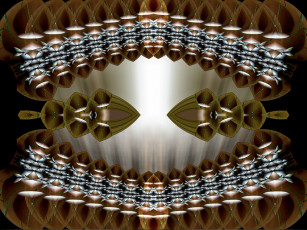 Картинка 3д графика fractal фракталы узор цвета фон