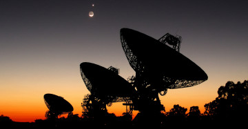 Картинка космос разное другое радиотелескоп венера луна поиск параболическая антенна