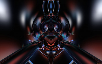 Картинка 3д графика fractal фракталы узор