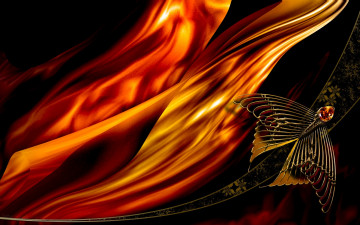 Картинка 3д графика fractal фракталы узор цвета фон