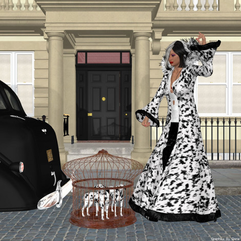 Обои картинки фото 3д, графика, people, люди, девушка, щенки