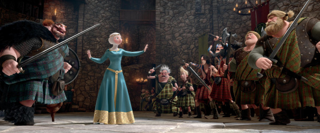 Обои картинки фото мультфильмы, brave, храбрая, сердцем